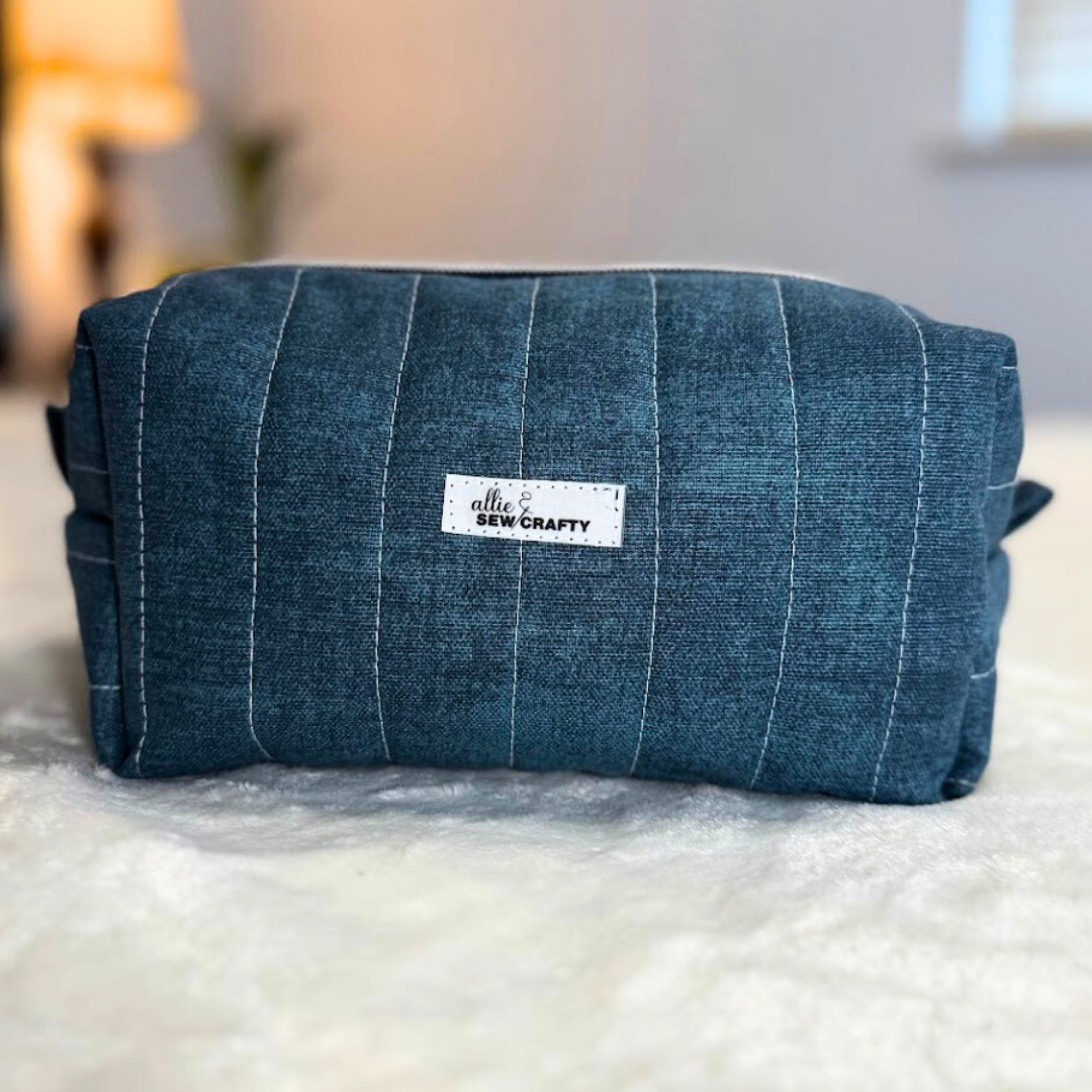 Chambray Denim Boxy Pouch *Limited Edition*