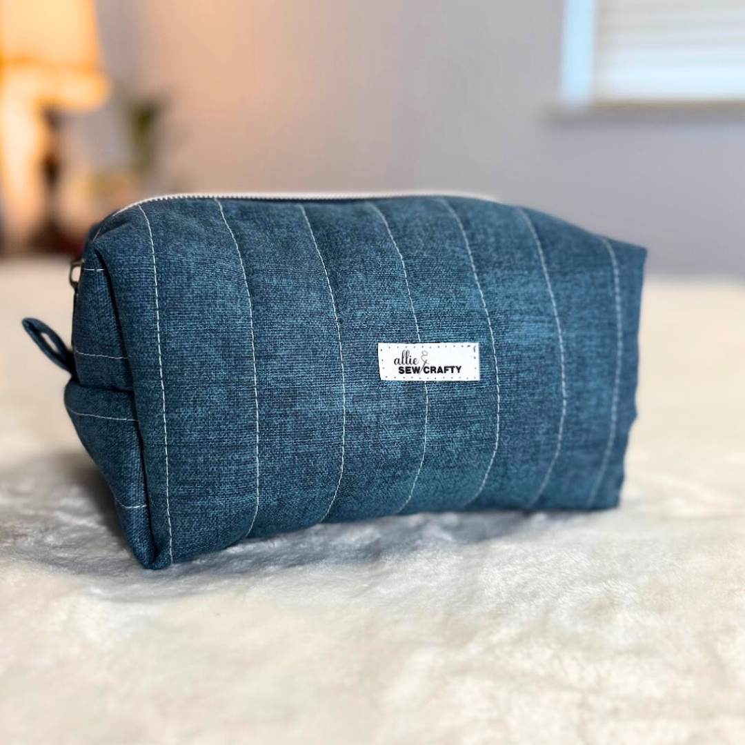 Chambray Denim Boxy Pouch *Limited Edition*