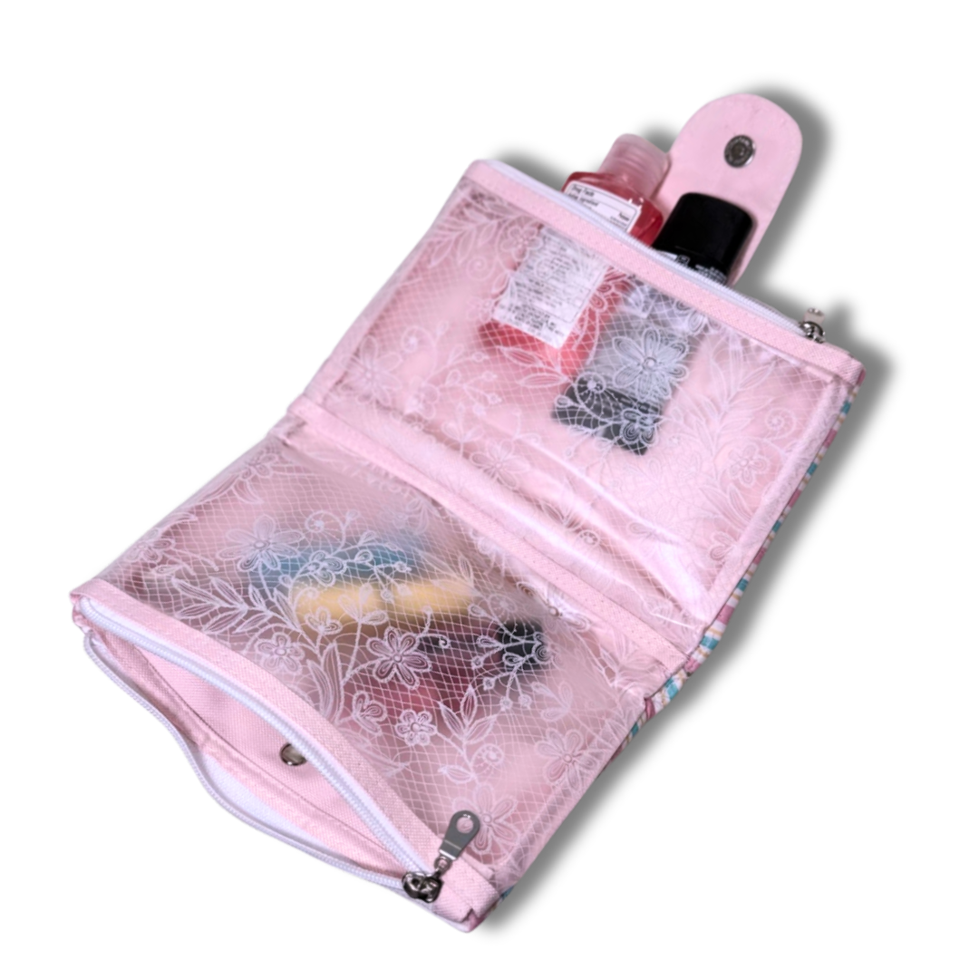 Dual Zipper - Two in One MD Makeup Zipper Pouch