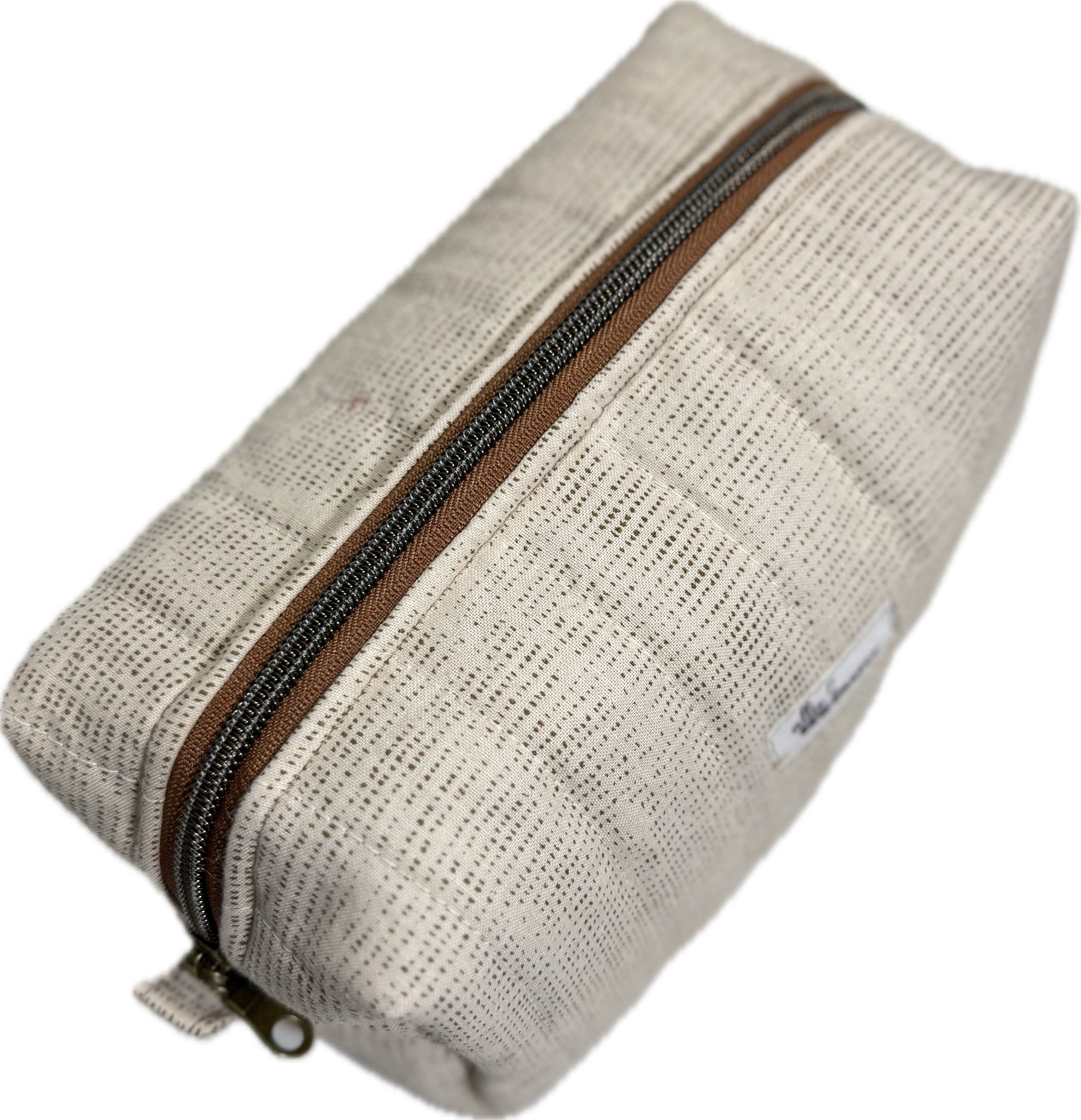 Light Brown Quilted Cosmetic Pouch *Limited Edition*